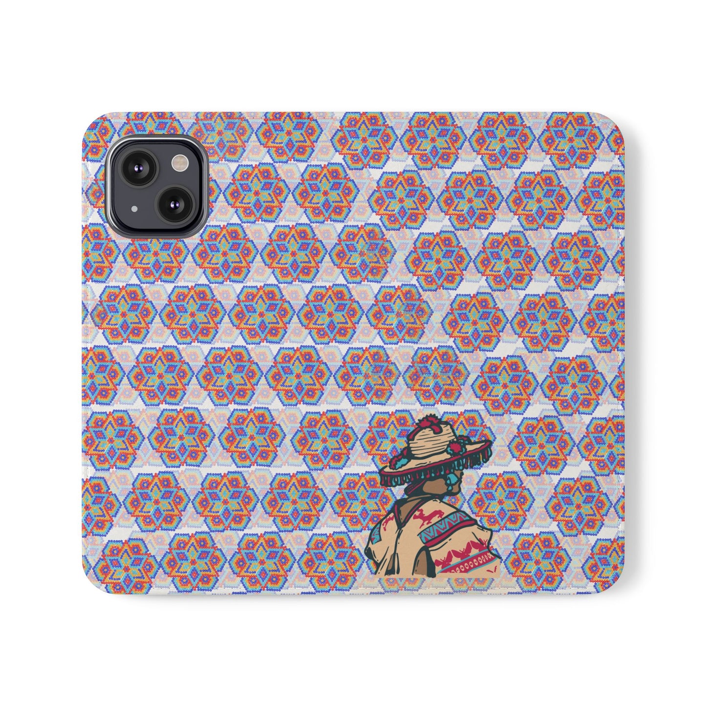 Corazón Huichol Flip Cases