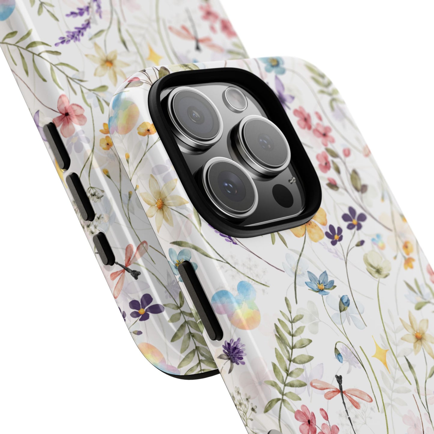 Floral Mickey Mouse Watercolor Design
