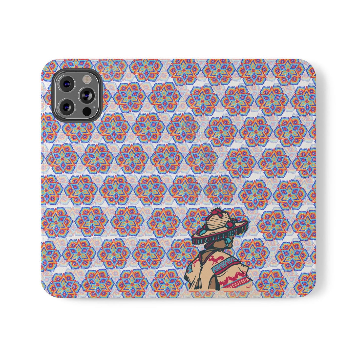 Corazón Huichol Flip Cases