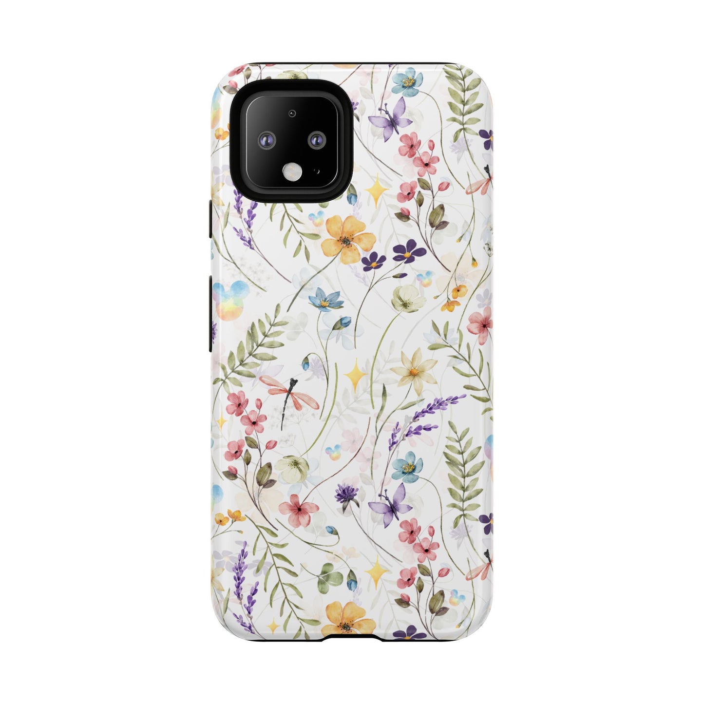Floral Mickey Mouse Watercolor Design