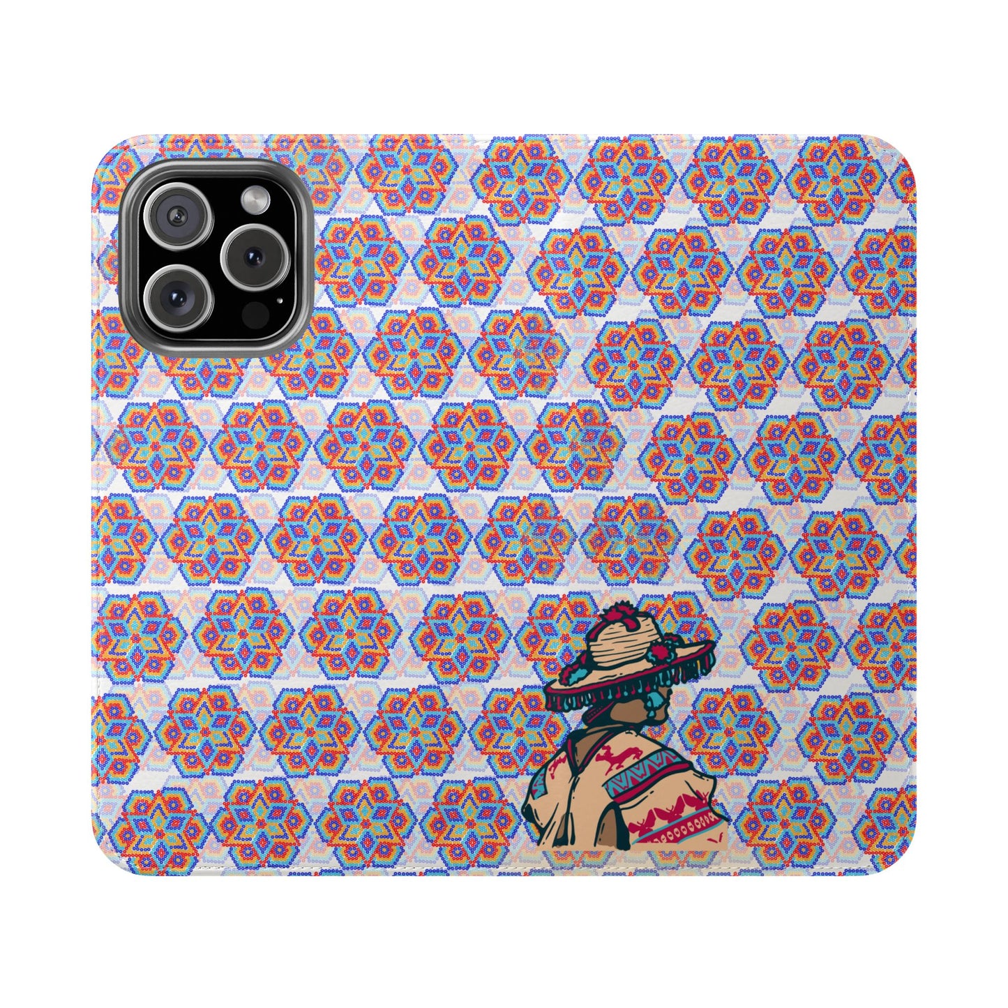 Corazón Huichol Flip Cases