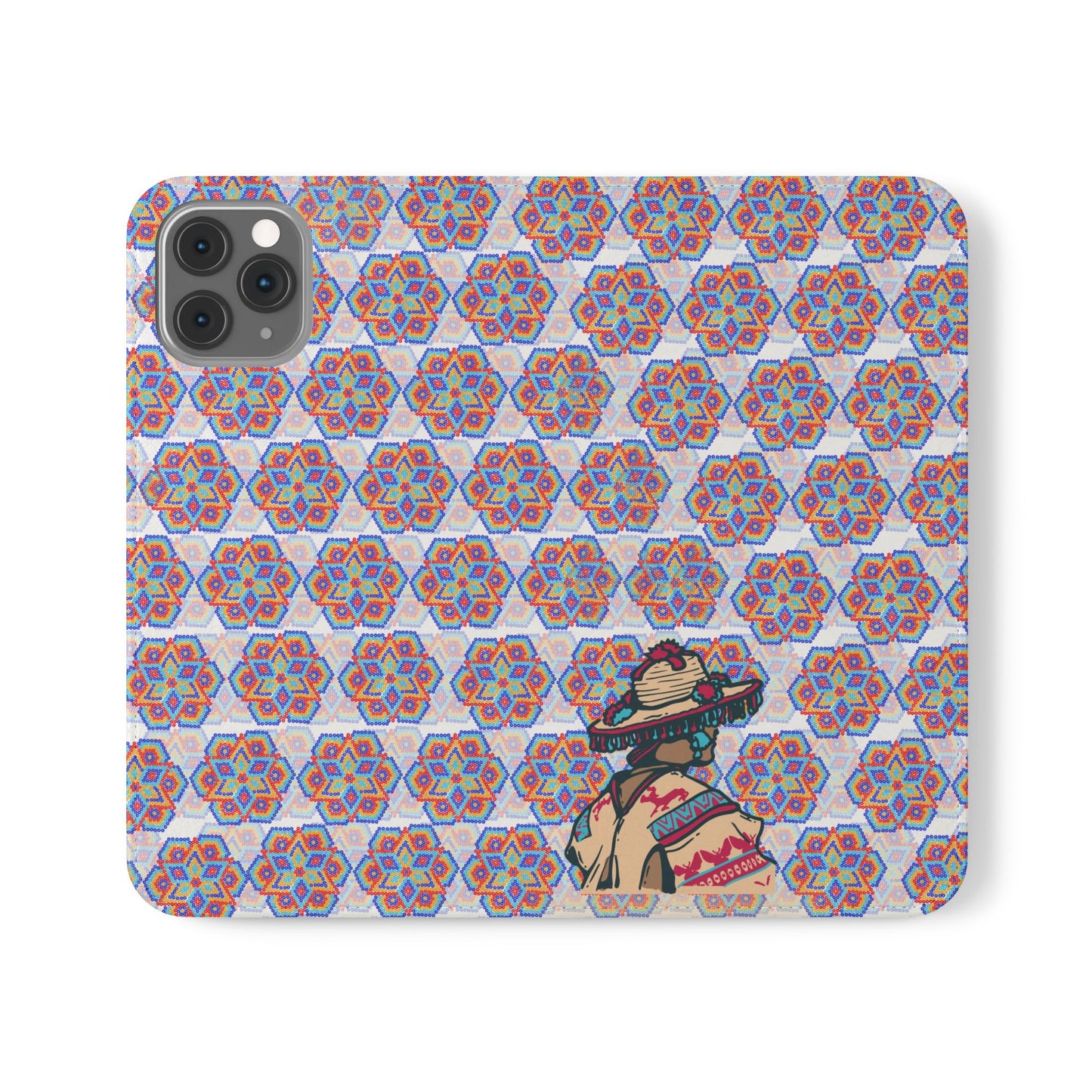 Corazón Huichol Flip Cases