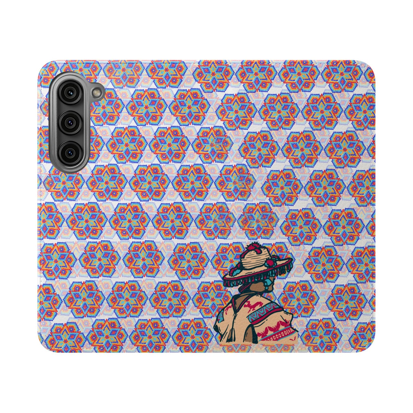 Corazón Huichol Flip Cases