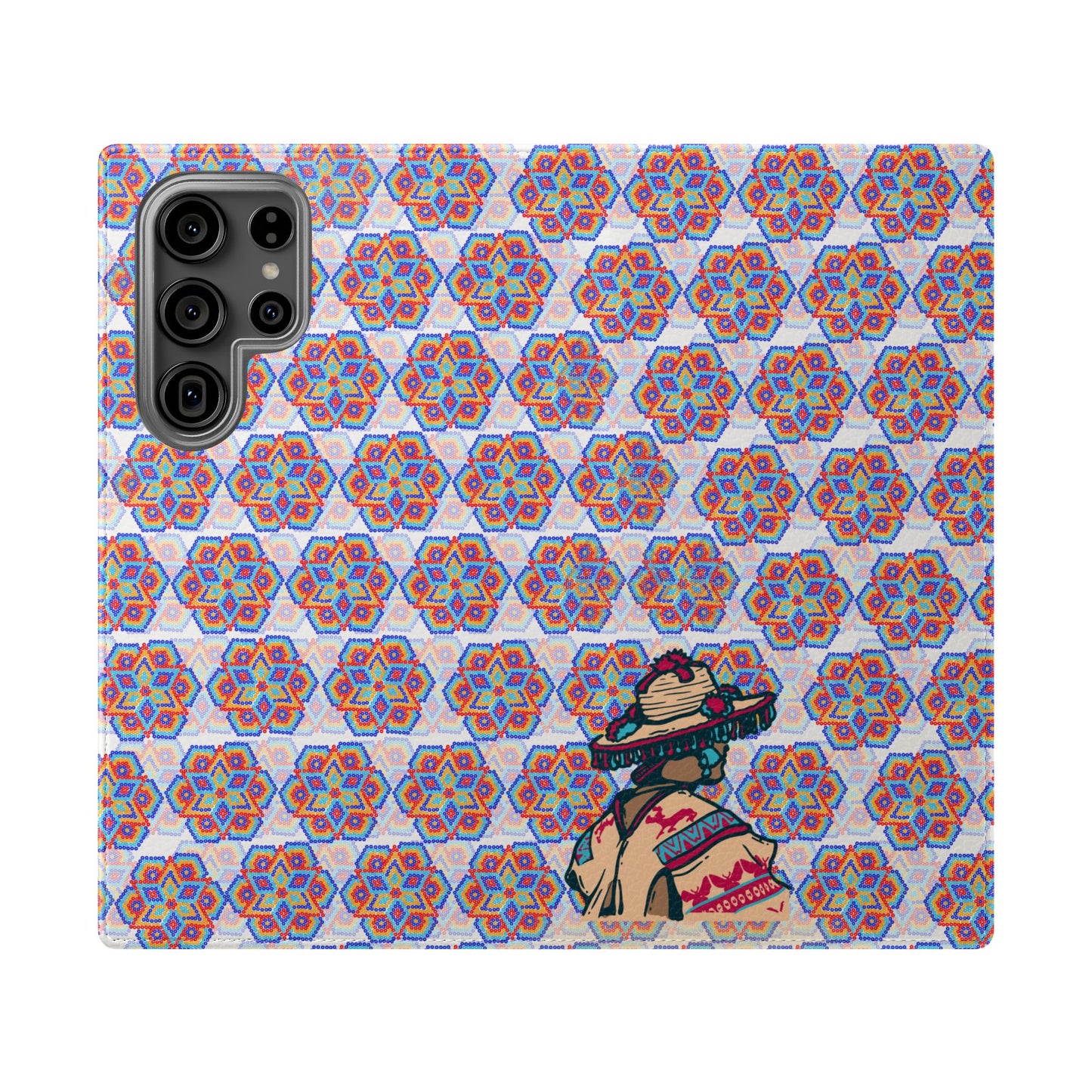 Corazón Huichol Flip Cases