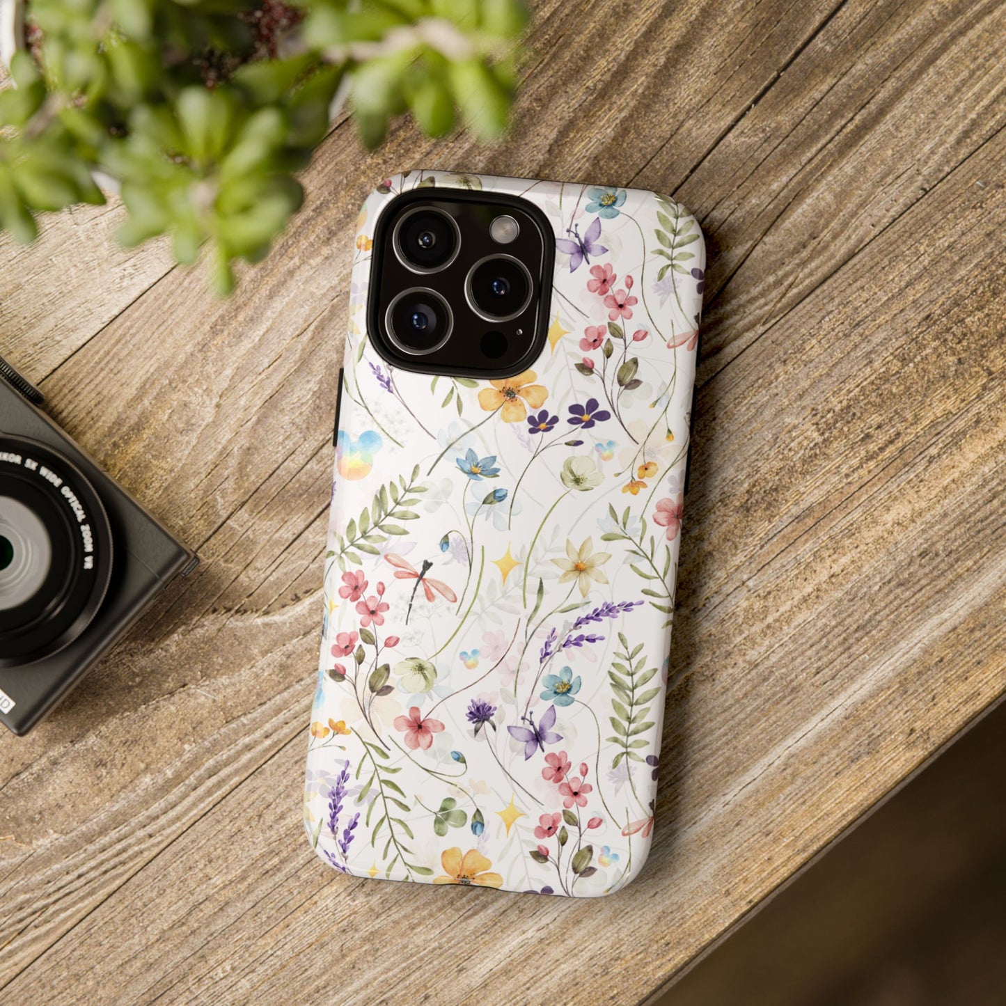 Floral Mickey Mouse Watercolor Design