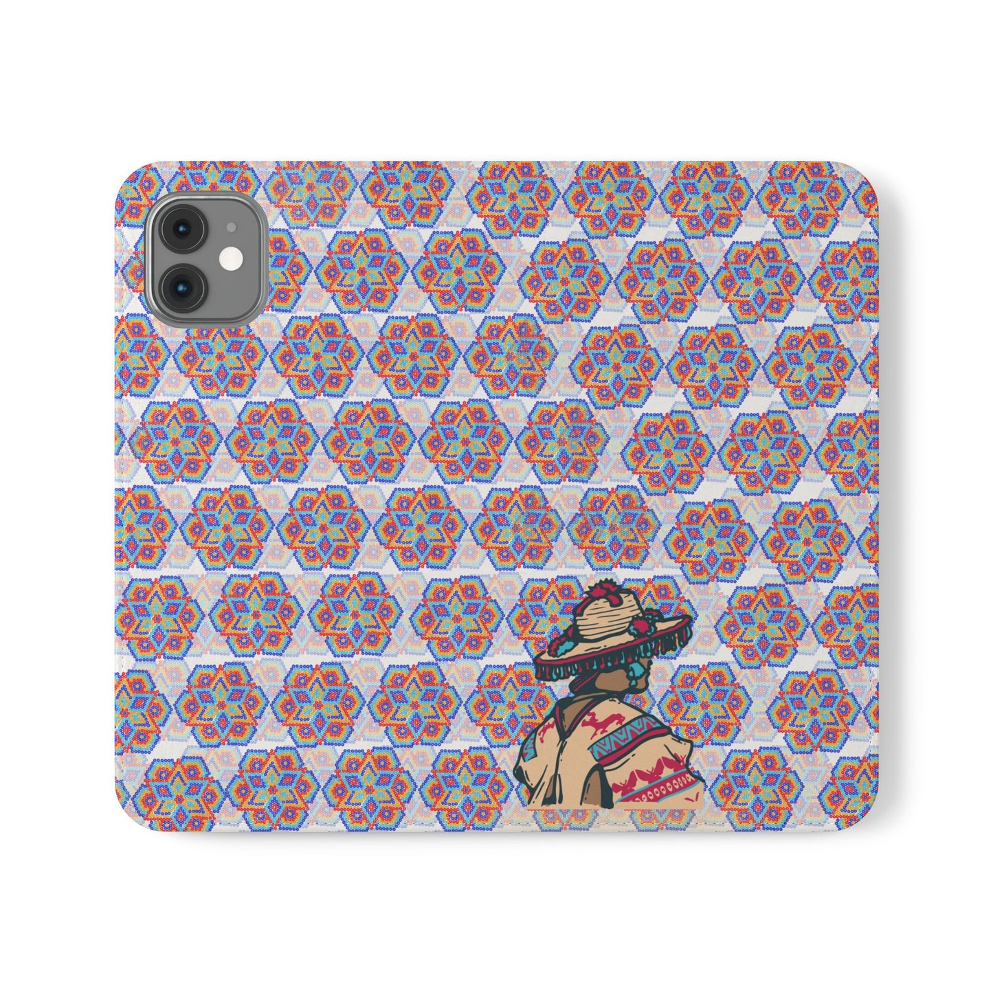 Corazón Huichol Flip Cases