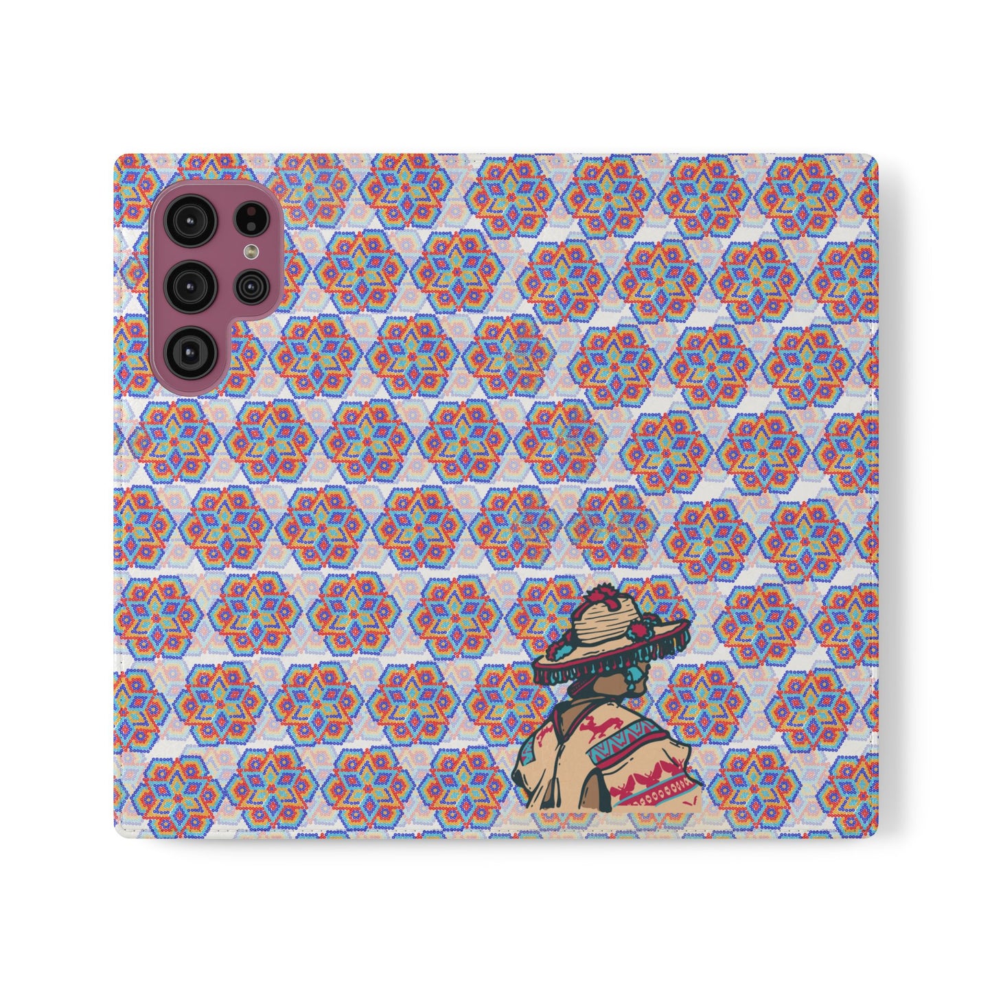 Corazón Huichol Flip Cases