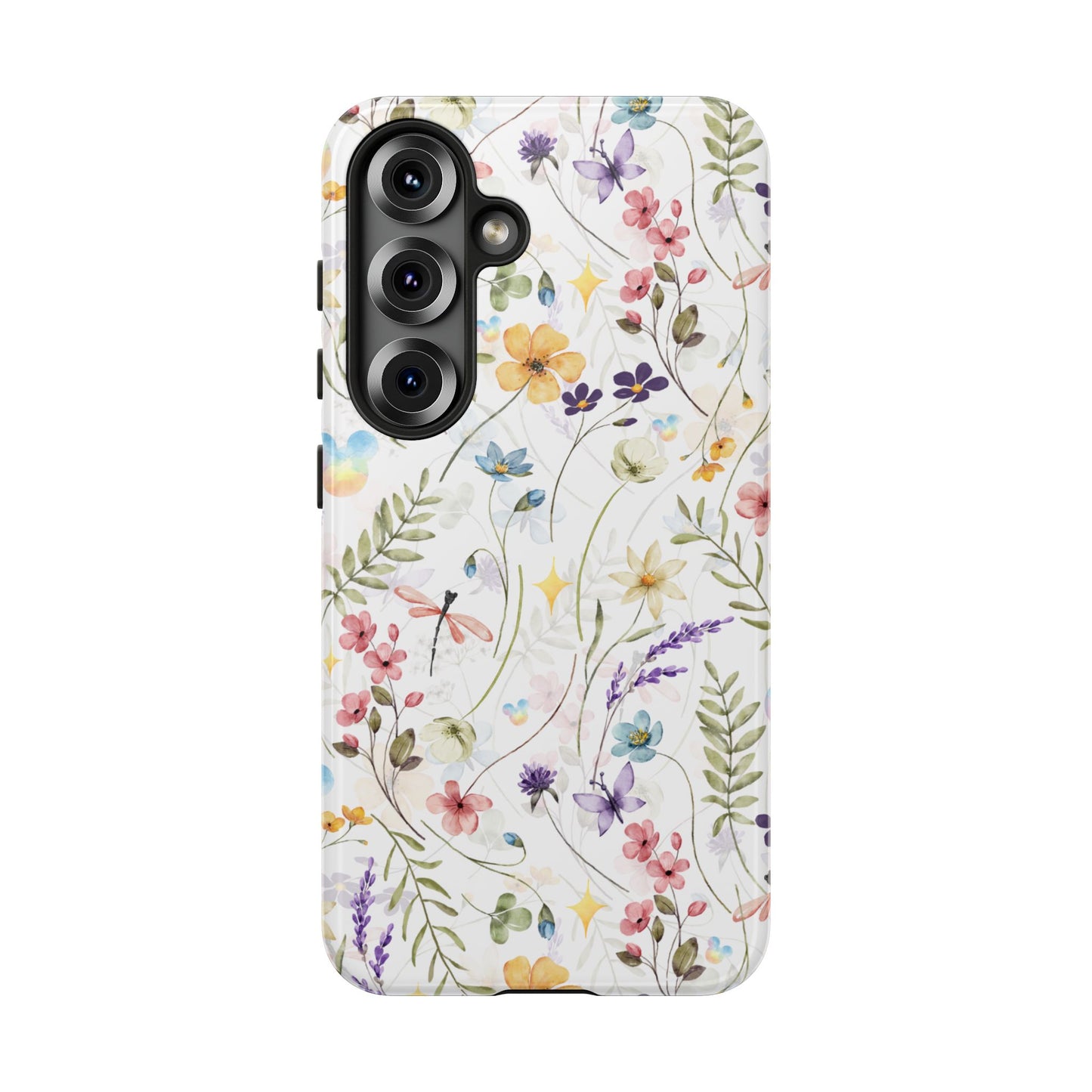 Floral Mickey Mouse Watercolor Design
