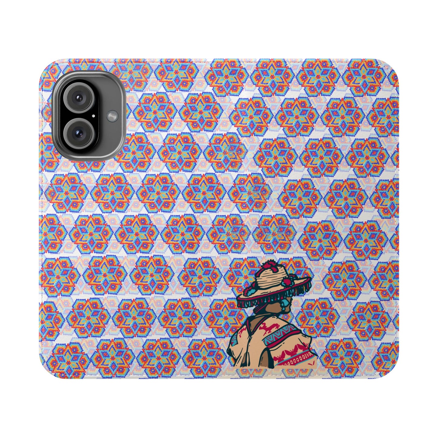 Corazón Huichol Flip Cases