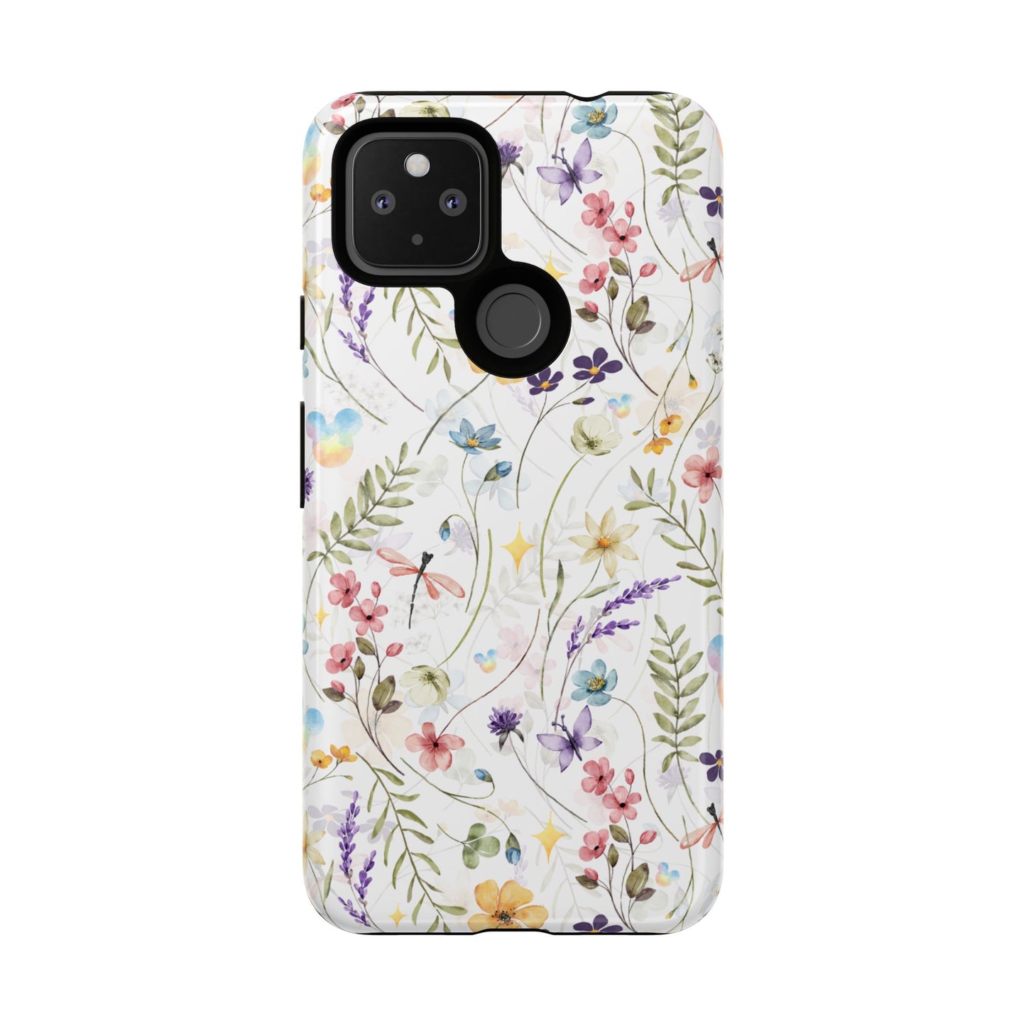 Floral Mickey Mouse Watercolor Design