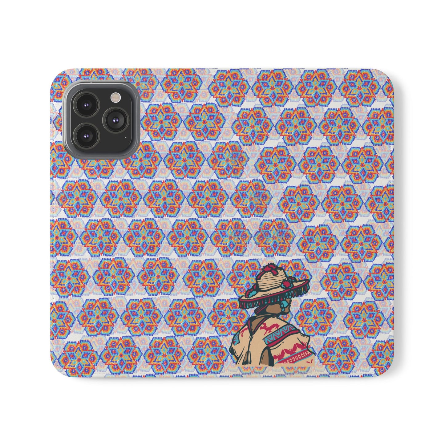 Corazón Huichol Flip Cases
