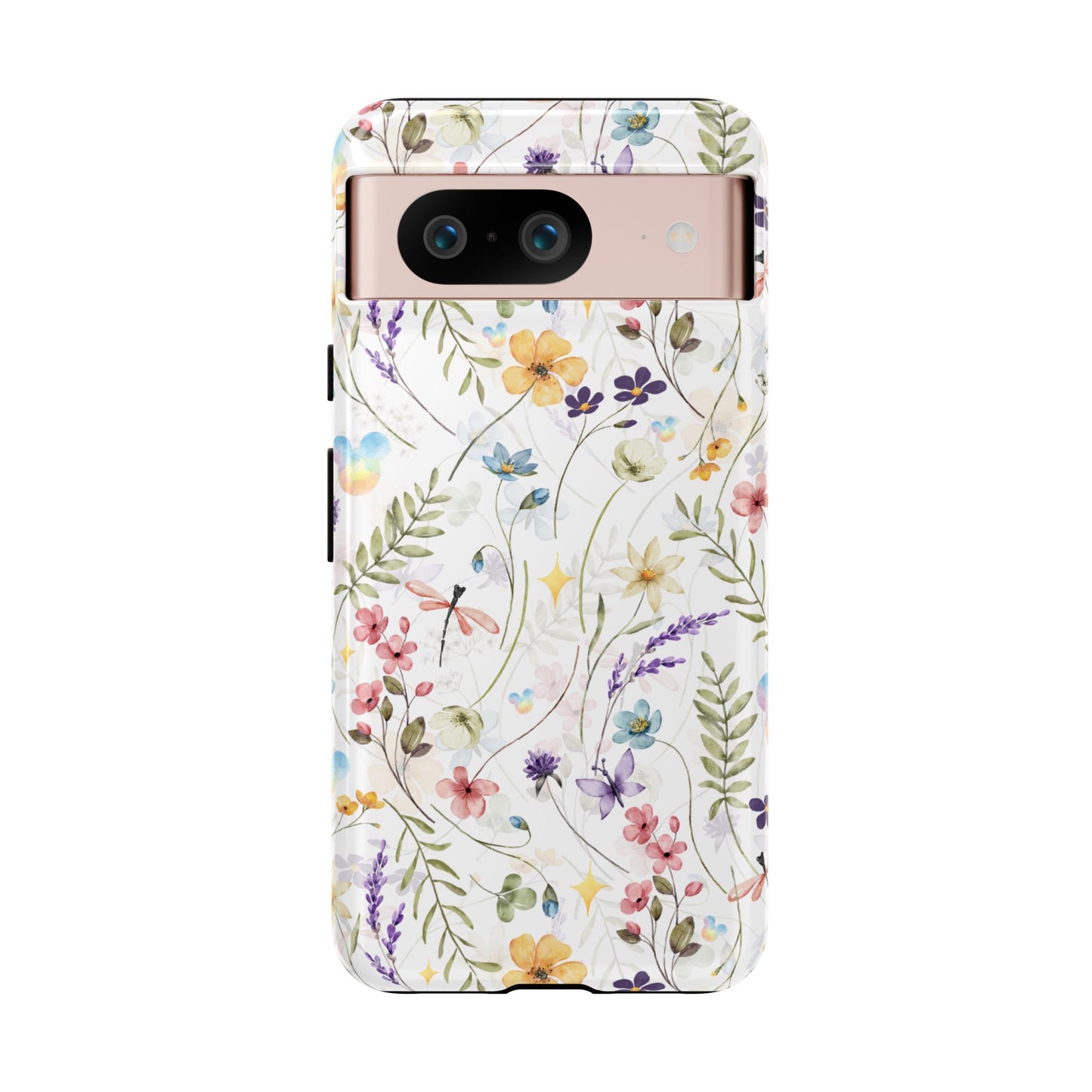 Floral Mickey Mouse Watercolor Design