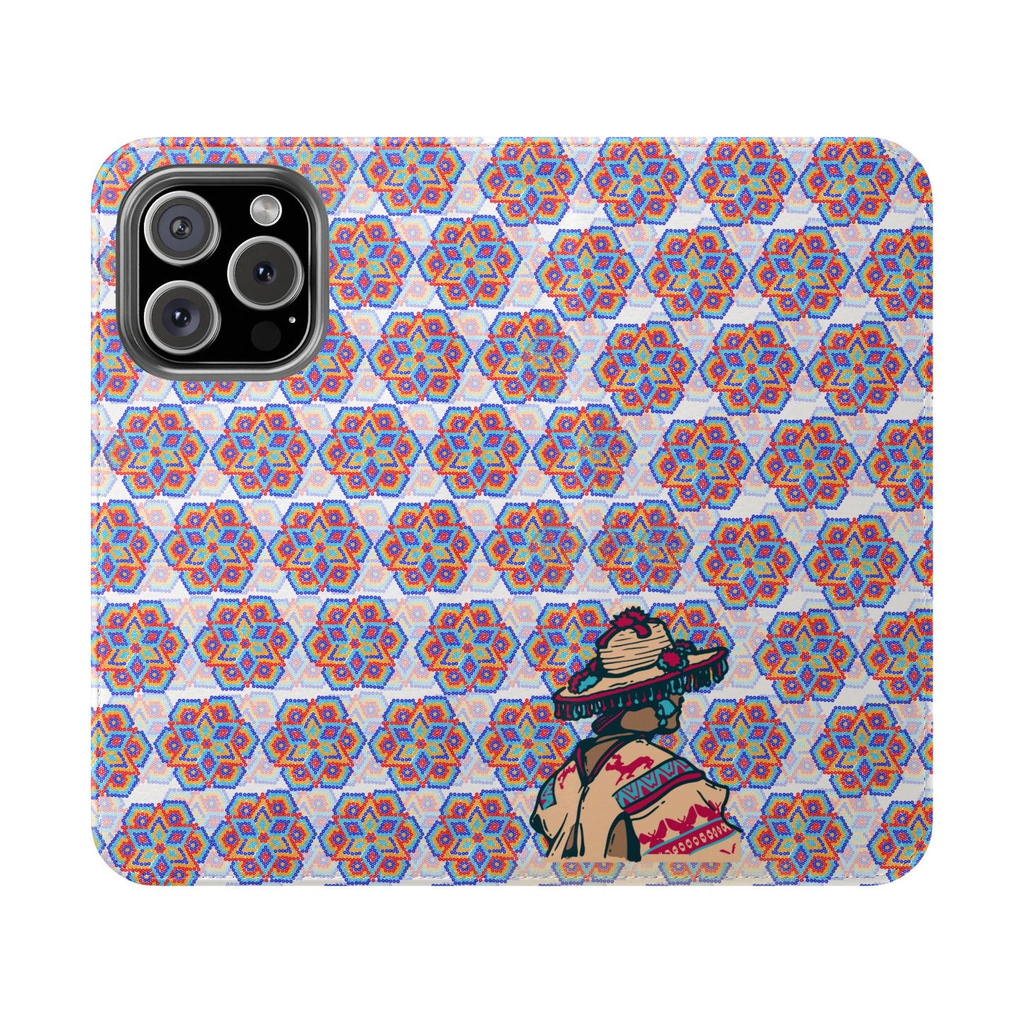 Corazón Huichol Flip Cases