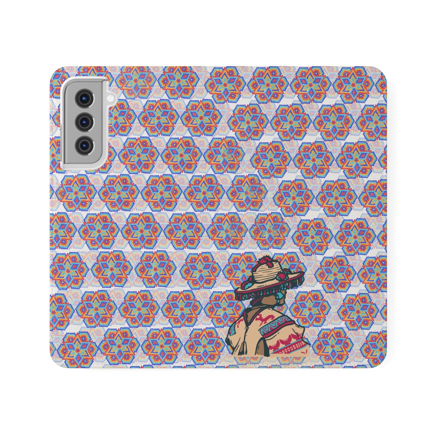 Corazón Huichol Flip Cases