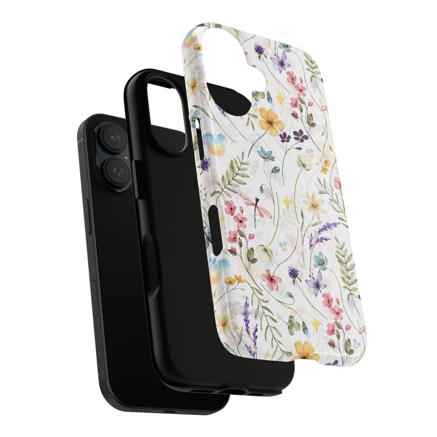 Floral Mickey Mouse Watercolor Design