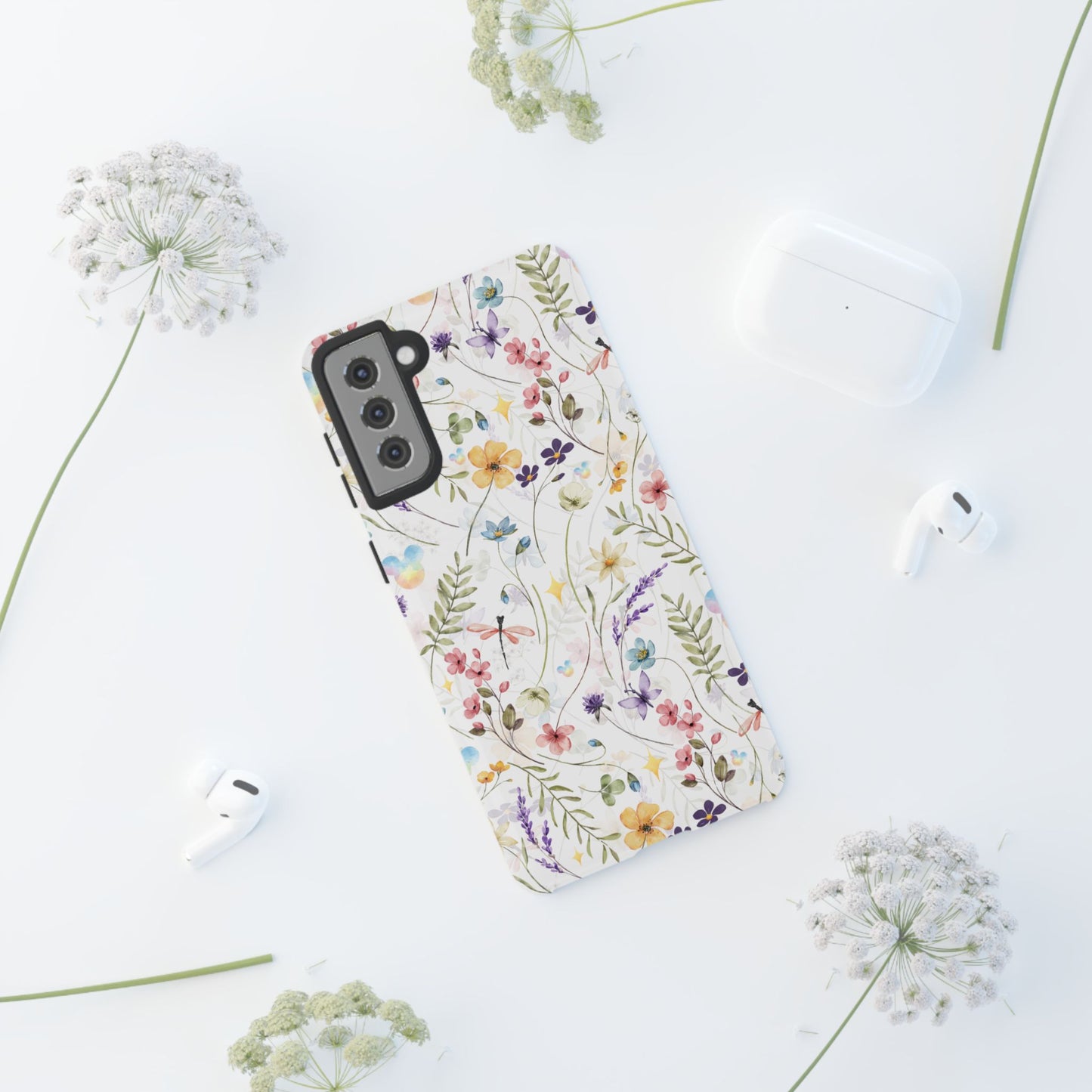 Floral Mickey Mouse Watercolor Design