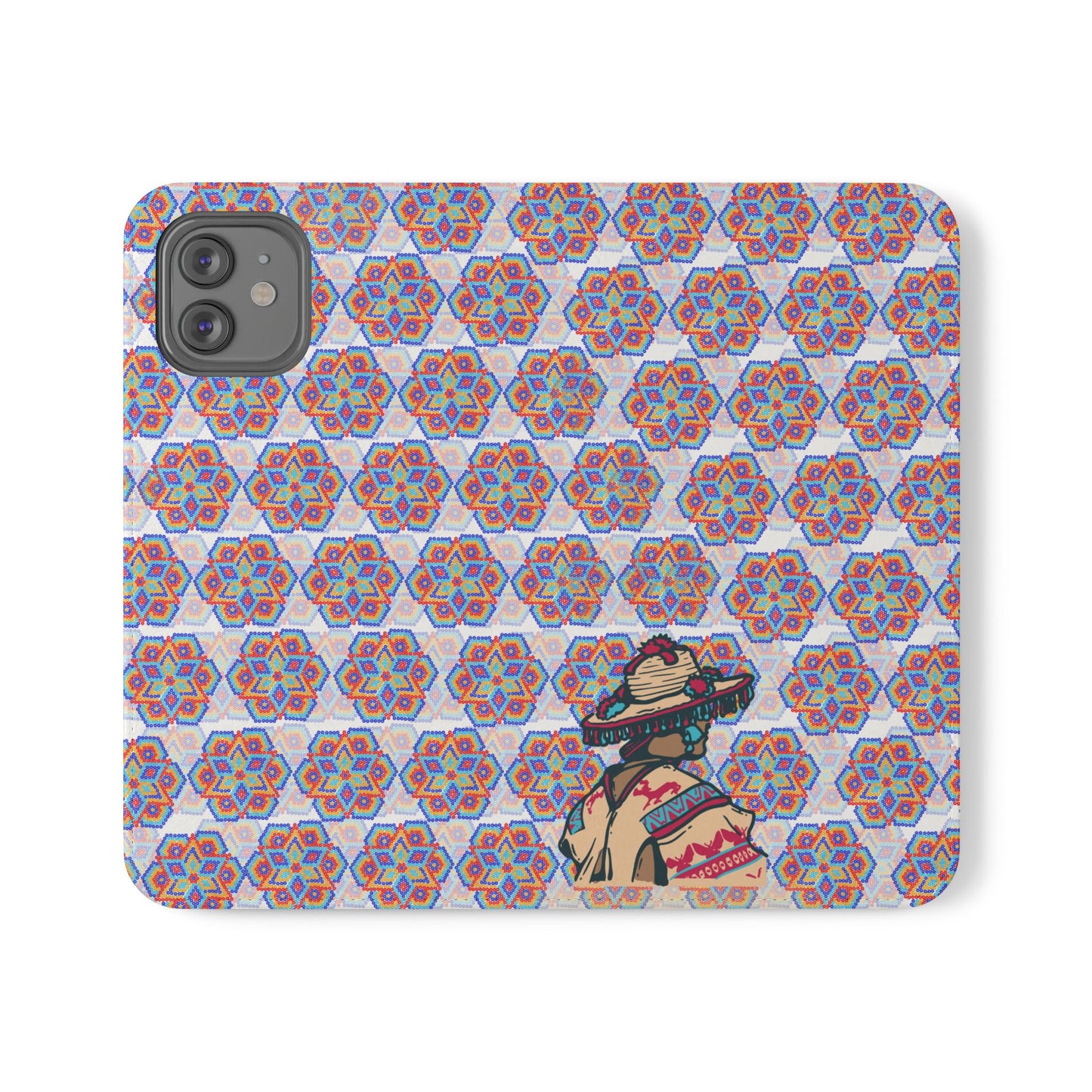 Corazón Huichol Flip Cases