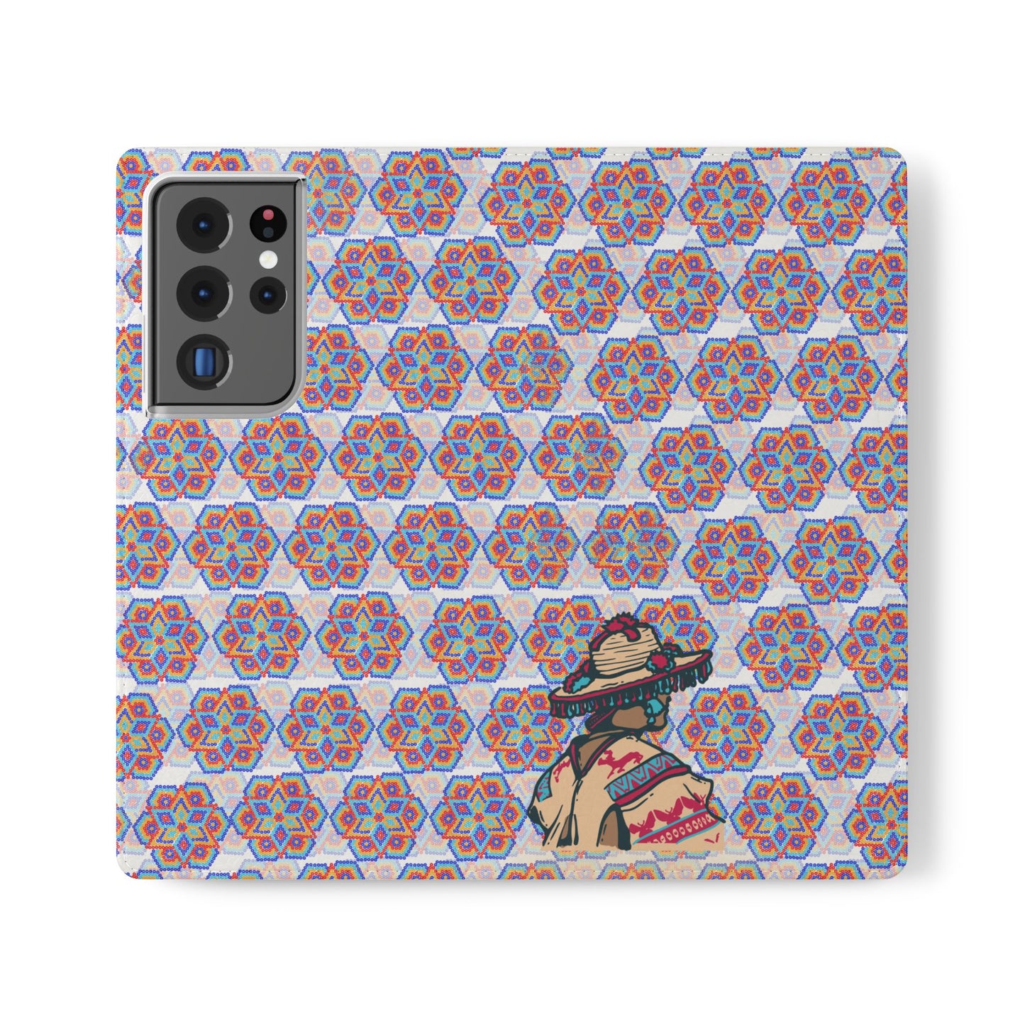 Corazón Huichol Flip Cases