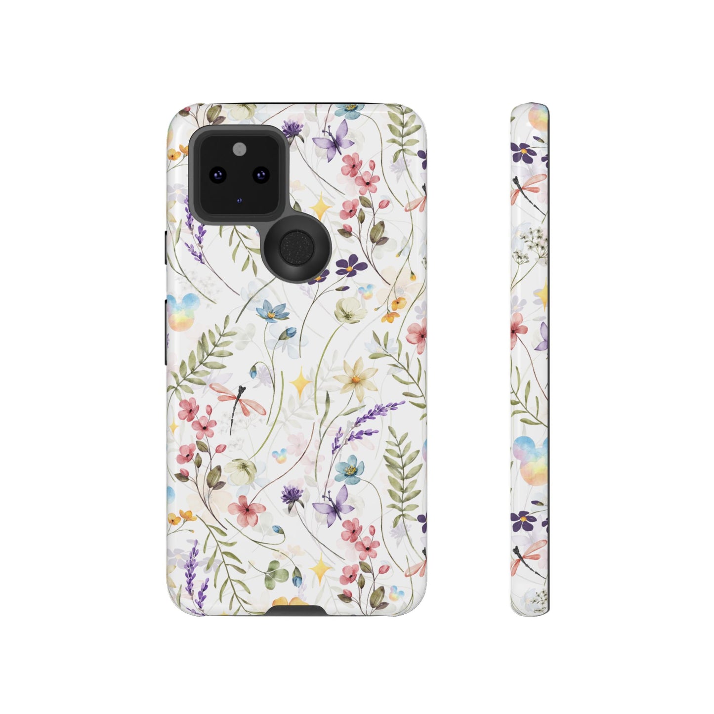 Floral Mickey Mouse Watercolor Design