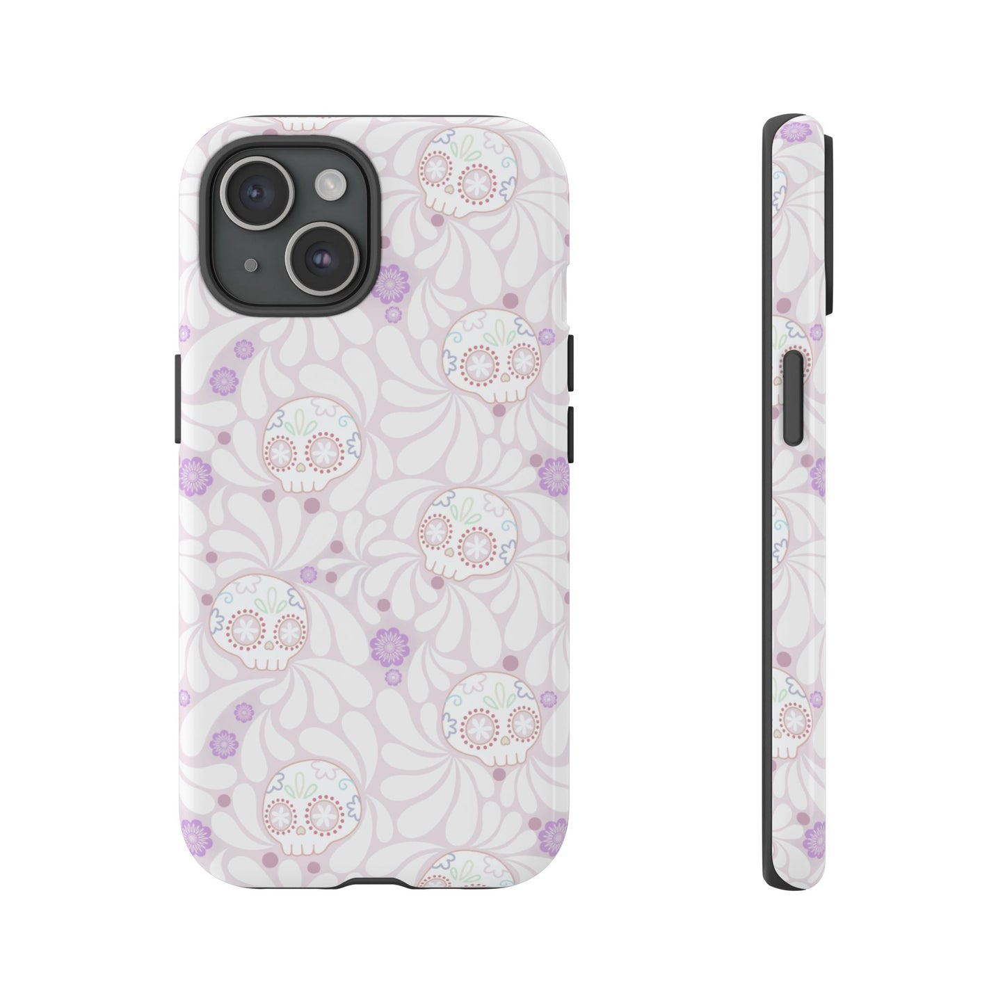 Corazón de Calavera Phone Case