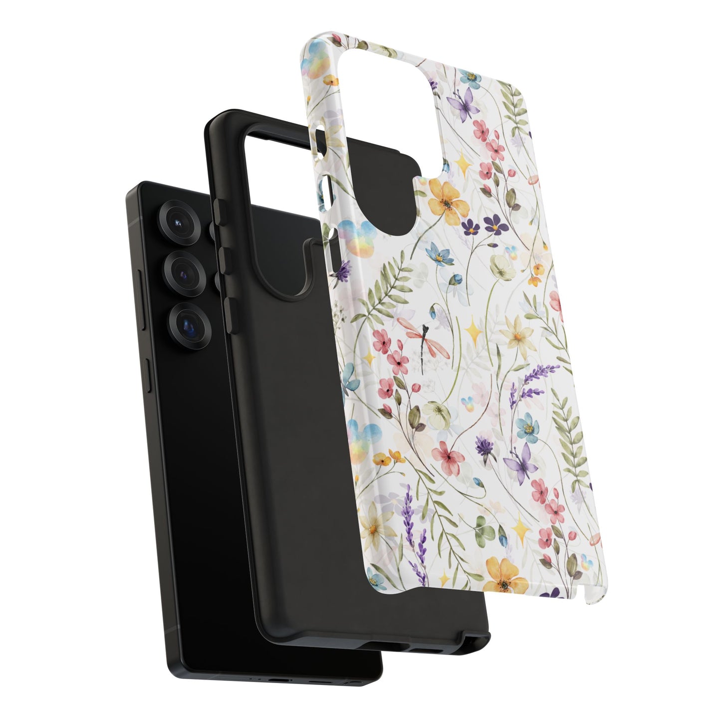 Floral Mickey Mouse Watercolor Design