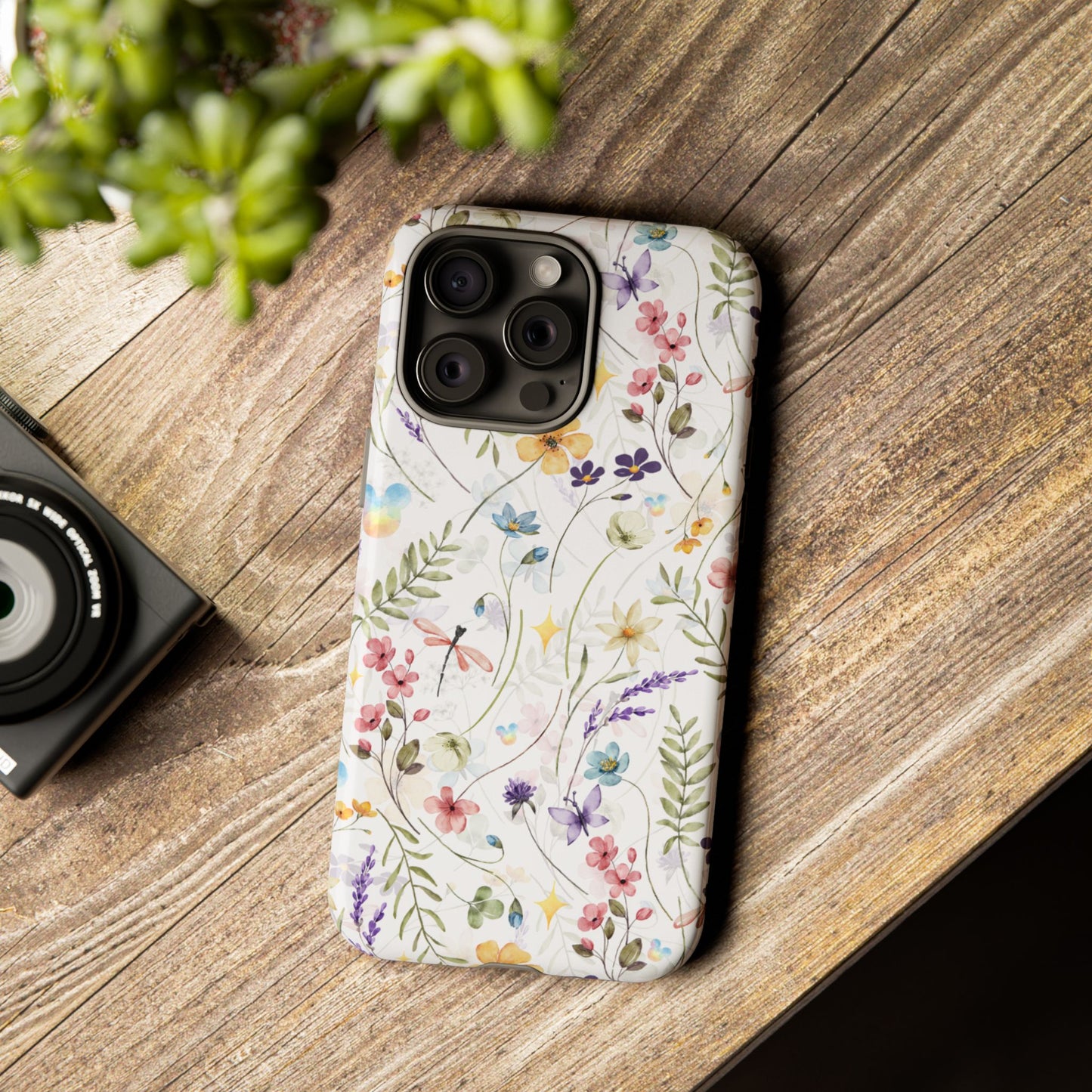 Floral Mickey Mouse Watercolor Design