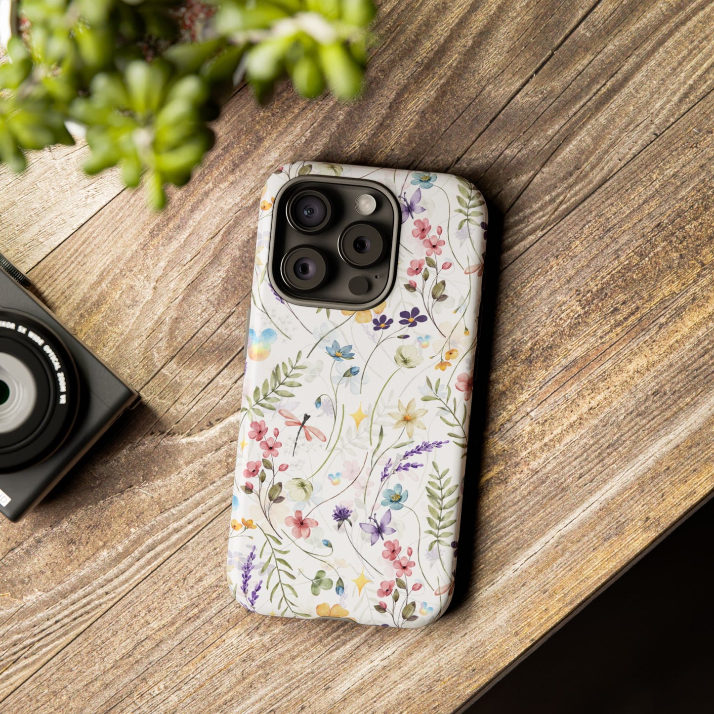 Floral Mickey Mouse Watercolor Design
