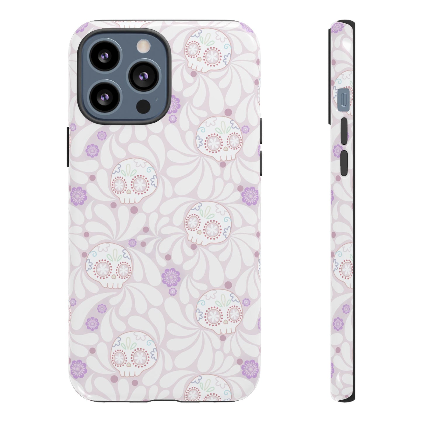 Corazón de Calavera Phone Case