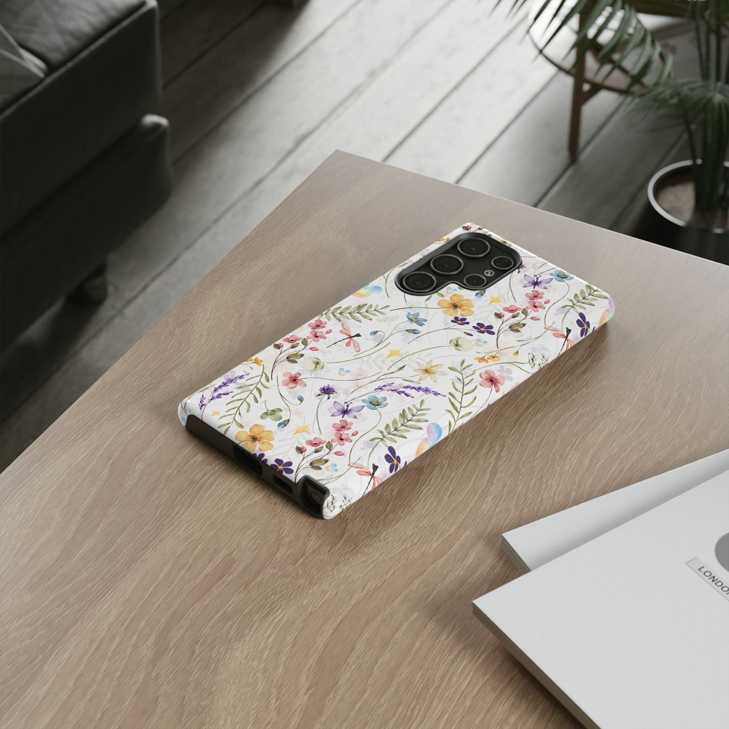 Floral Mickey Mouse Watercolor Design