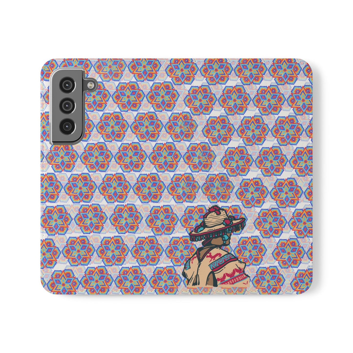 Corazón Huichol Flip Cases