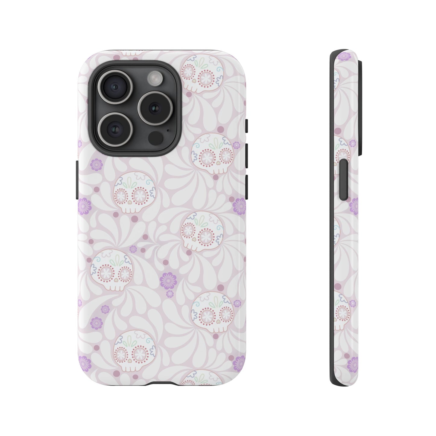 Corazón de Calavera Phone Case
