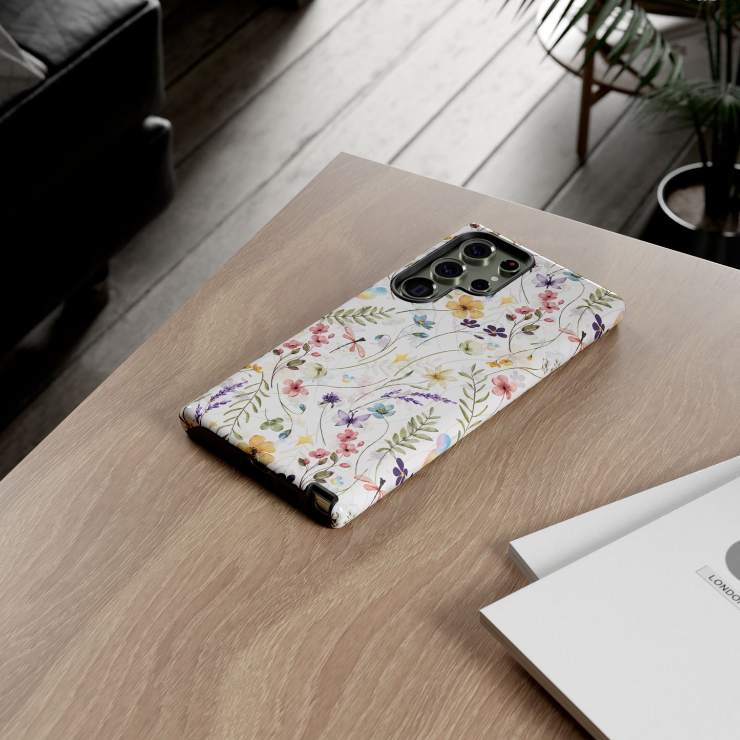 Floral Mickey Mouse Watercolor Design