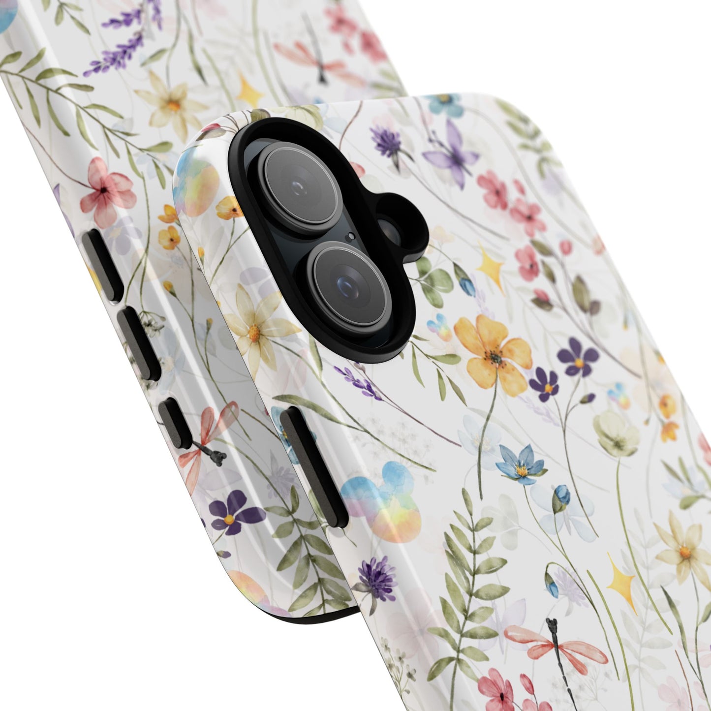 Floral Mickey Mouse Watercolor Design