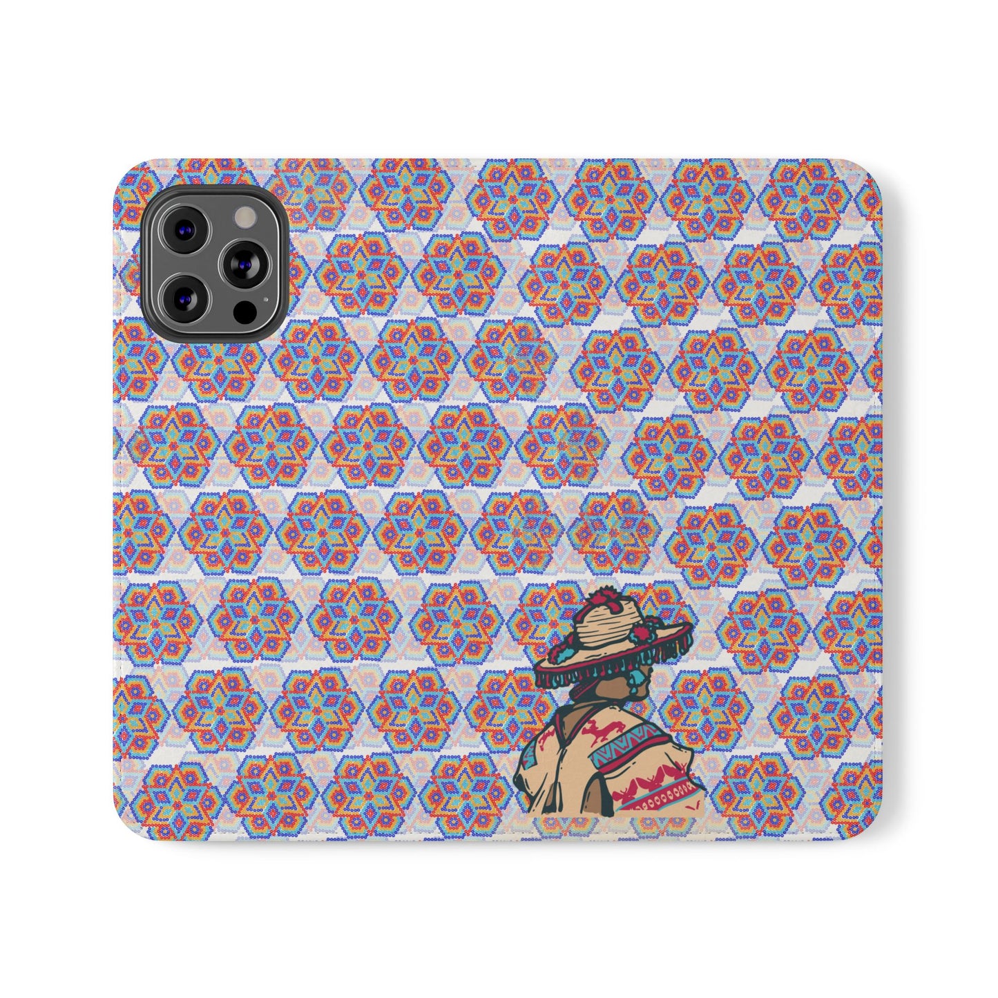Corazón Huichol Flip Cases