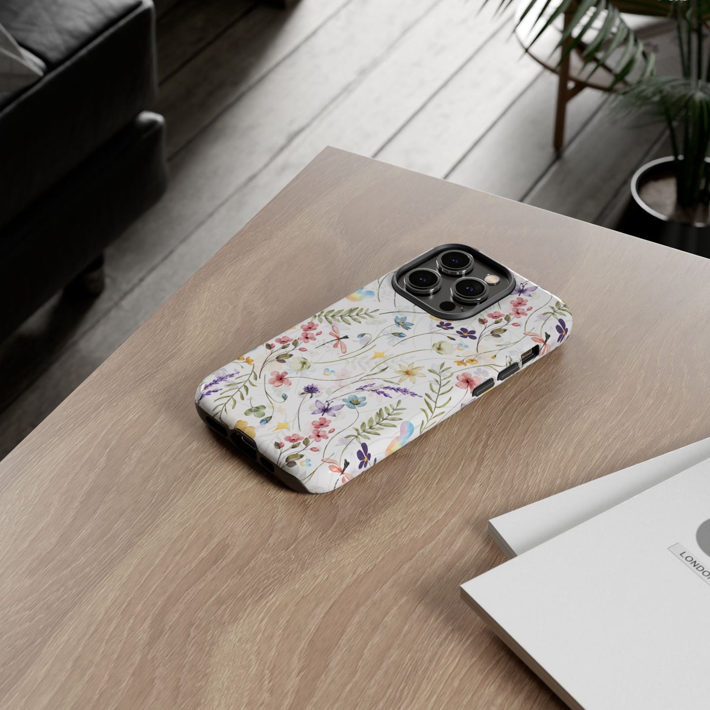 Floral Mickey Mouse Watercolor Design