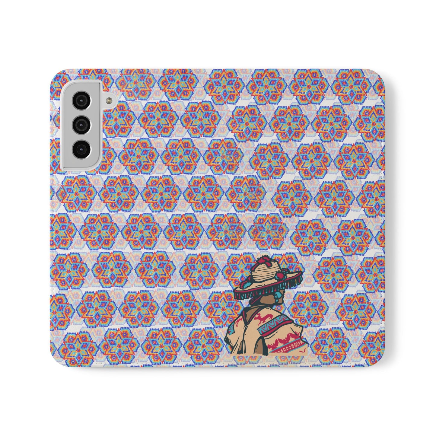 Corazón Huichol Flip Cases