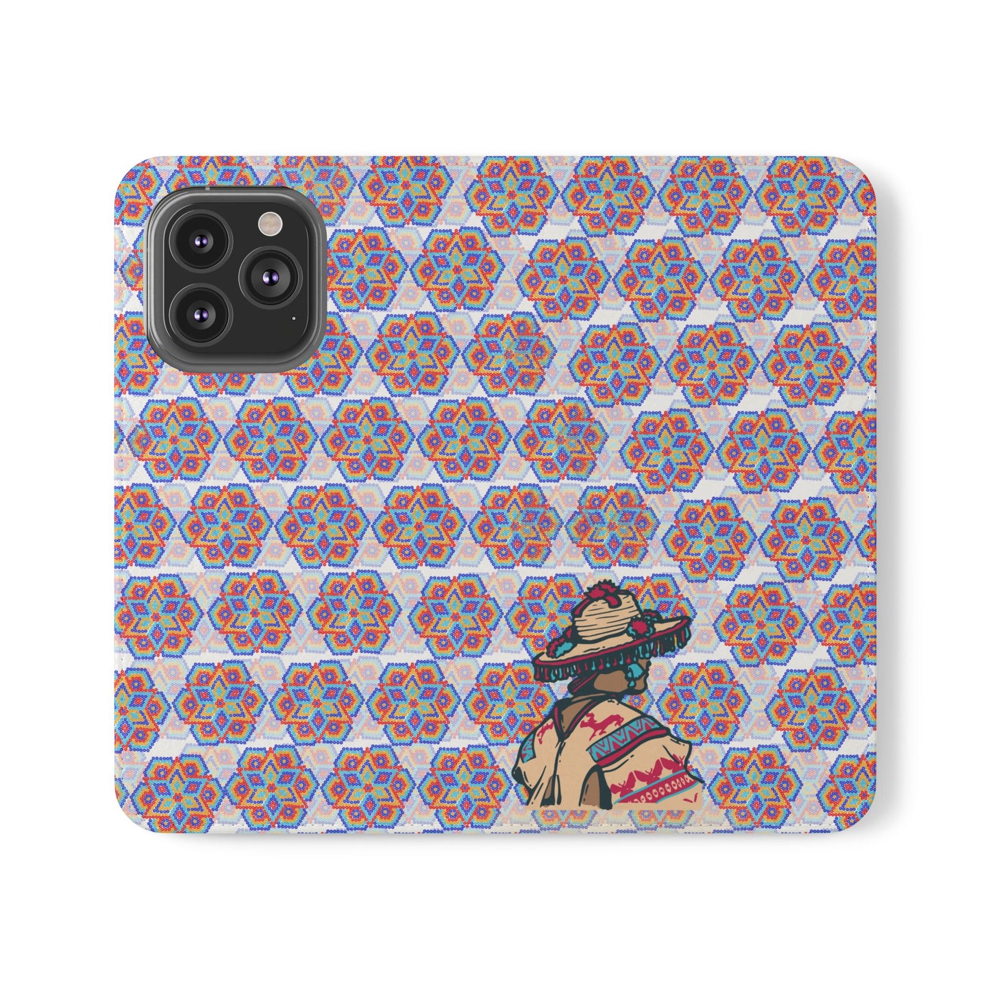 Corazón Huichol Flip Cases