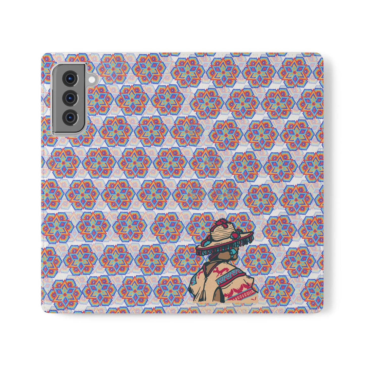 Corazón Huichol Flip Cases