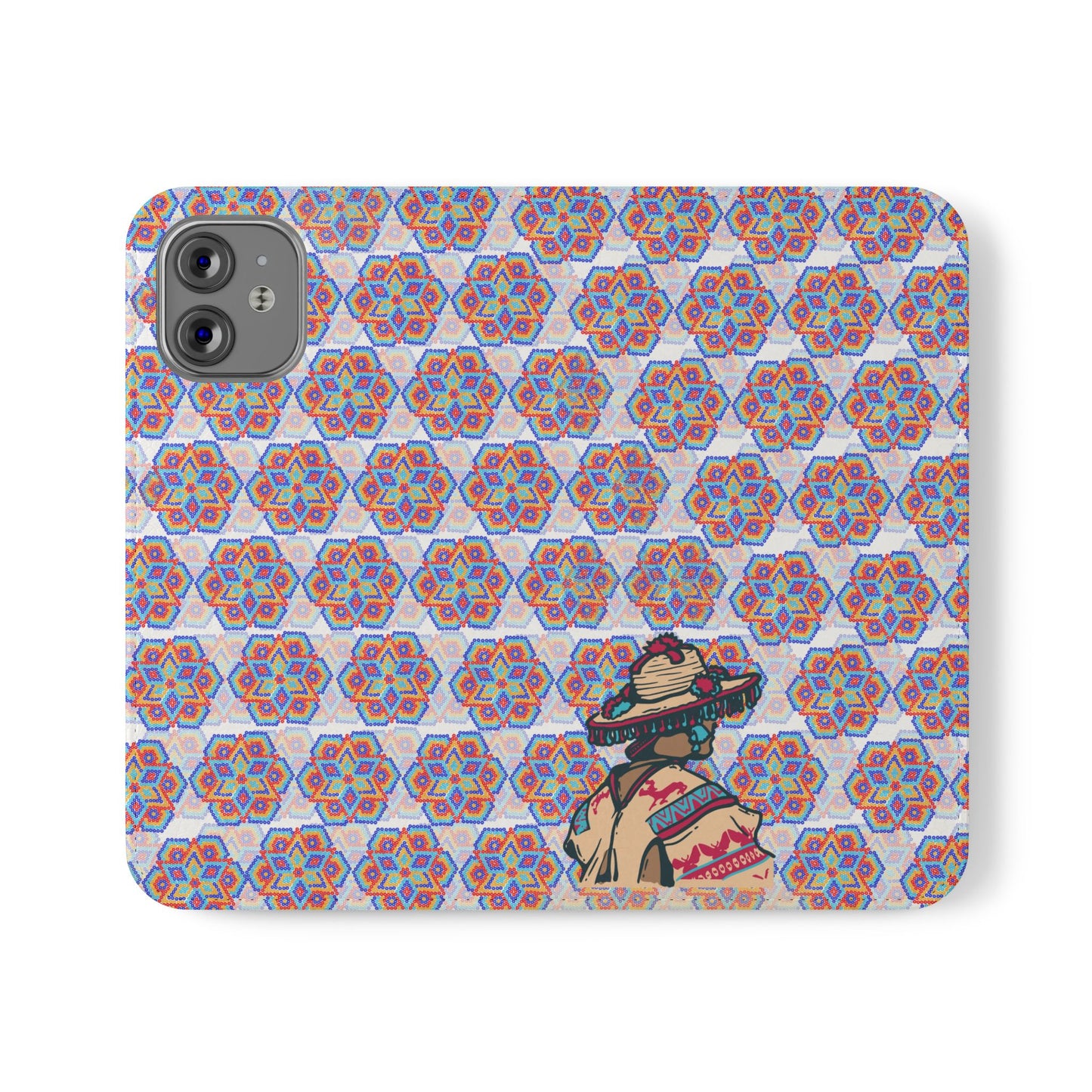 Corazón Huichol Flip Cases