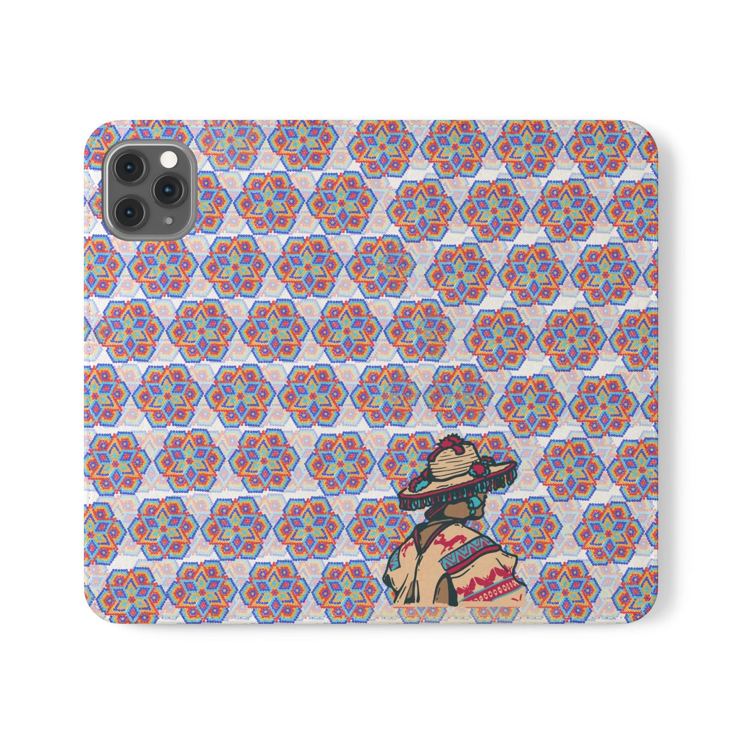 Corazón Huichol Flip Cases