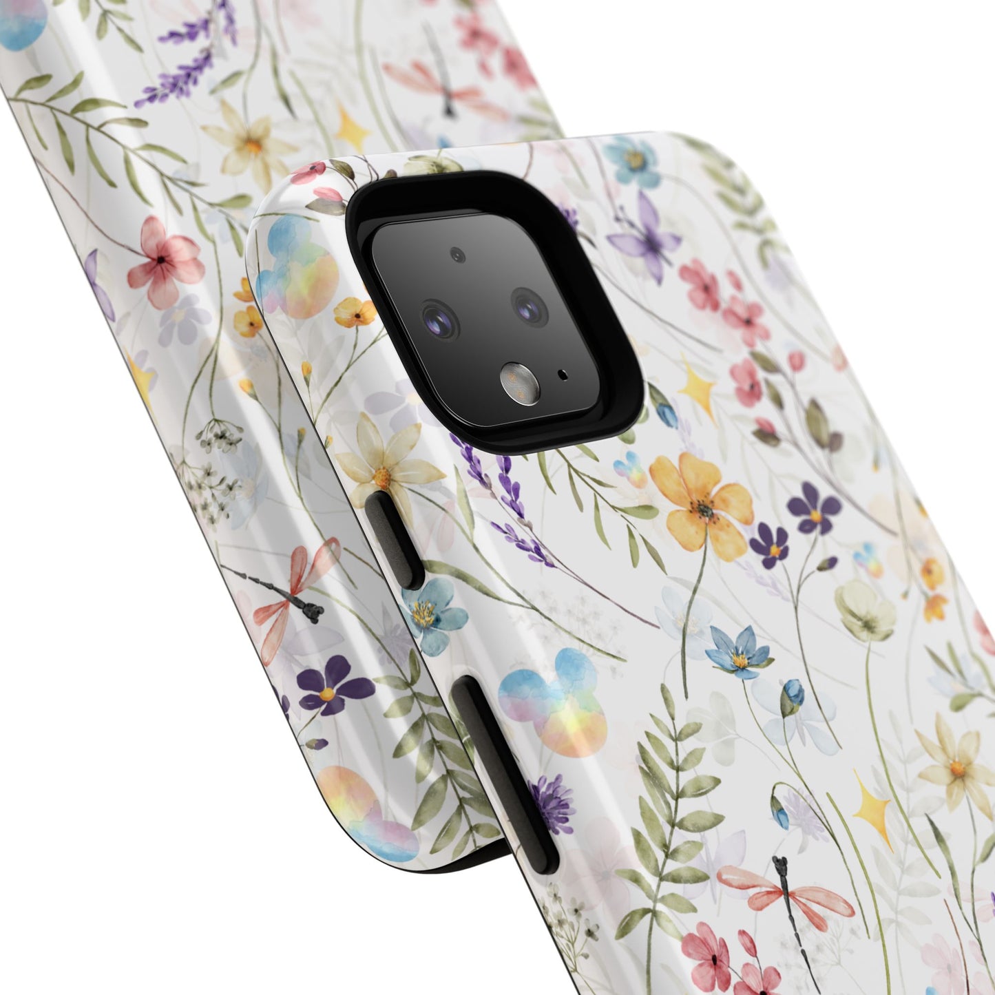 Floral Mickey Mouse Watercolor Design