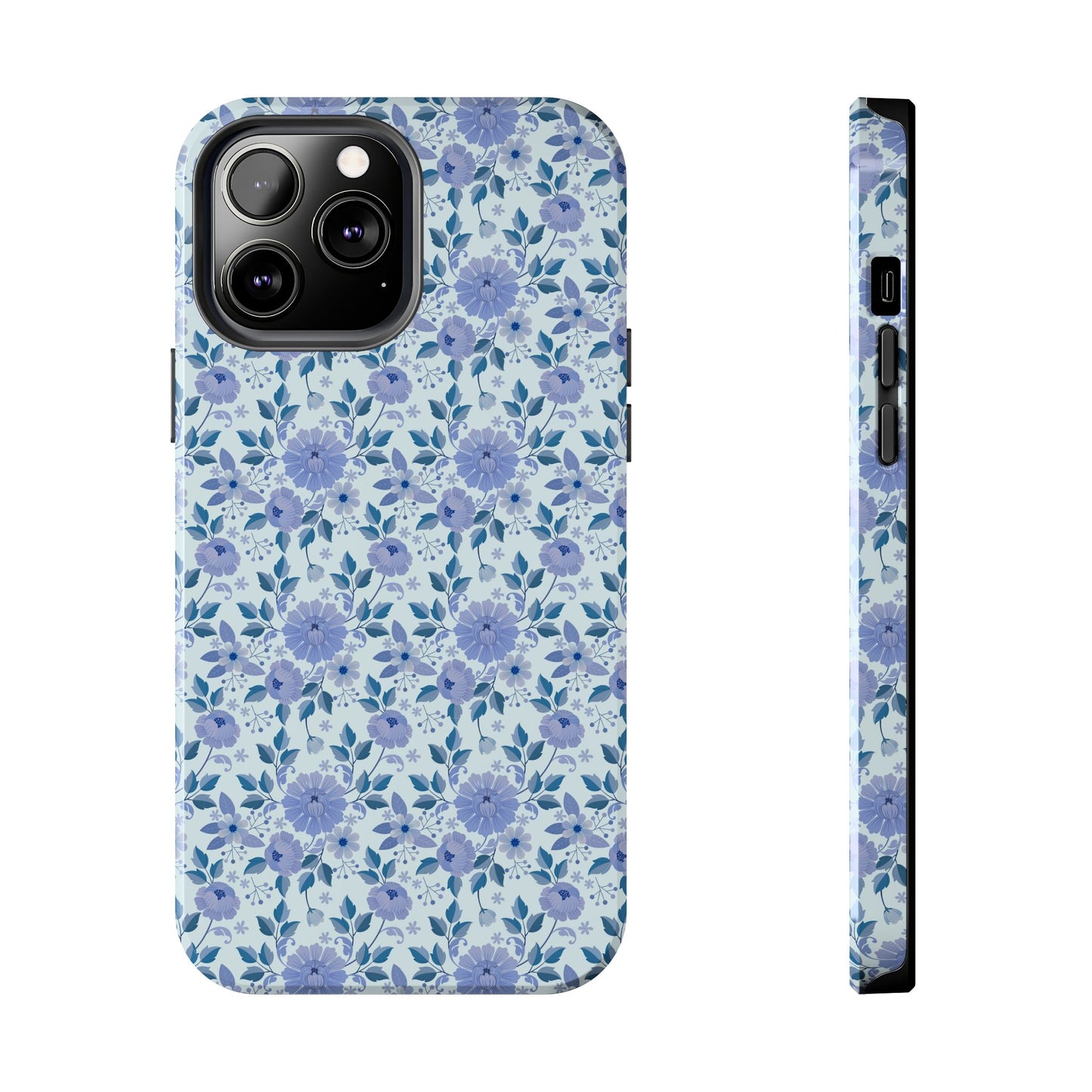 Blue Meadow Charm Tough Phone Cases