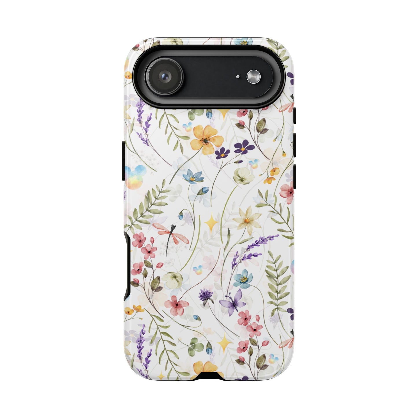 Floral Mickey Mouse Watercolor Design