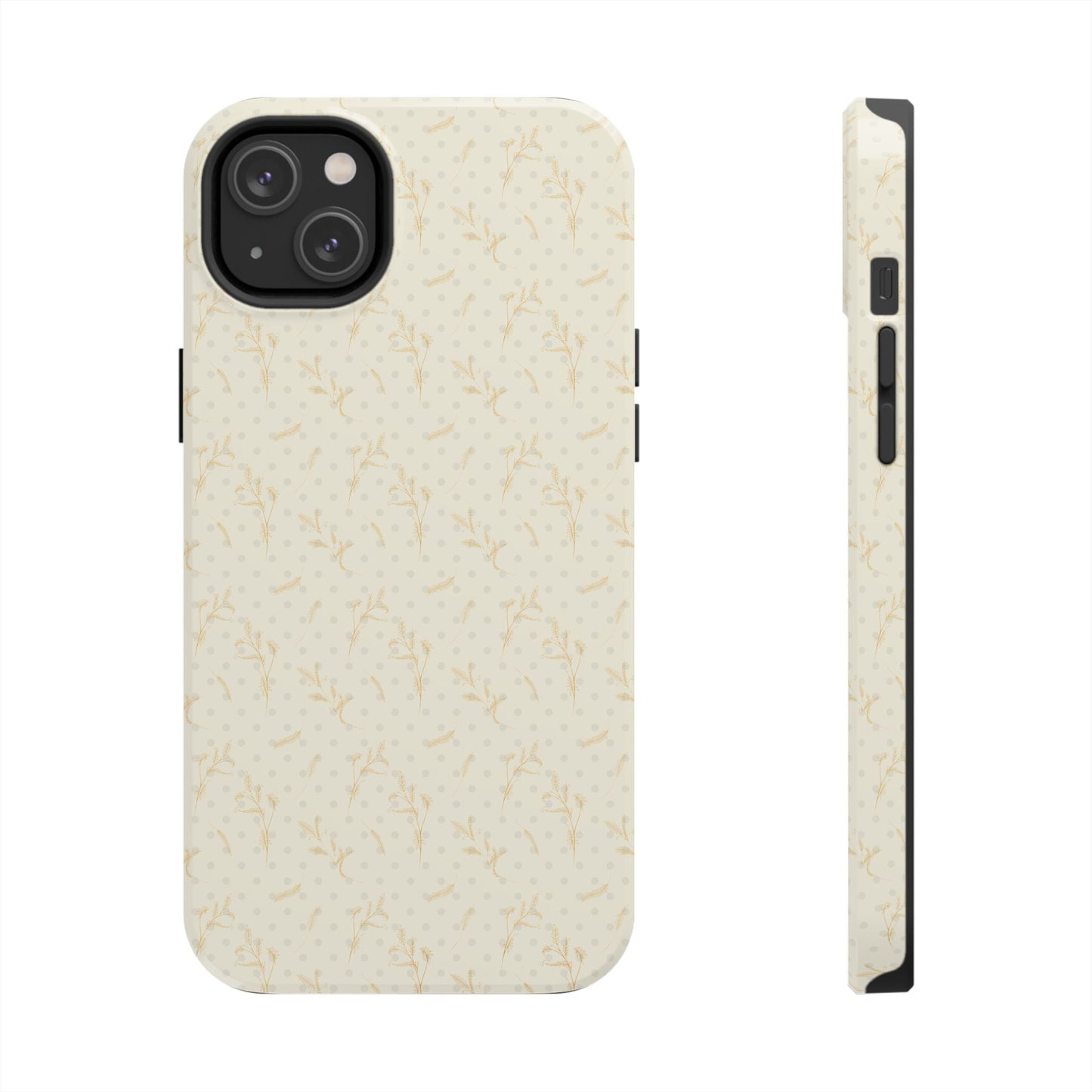 Golden Flora Tough Phone Cases