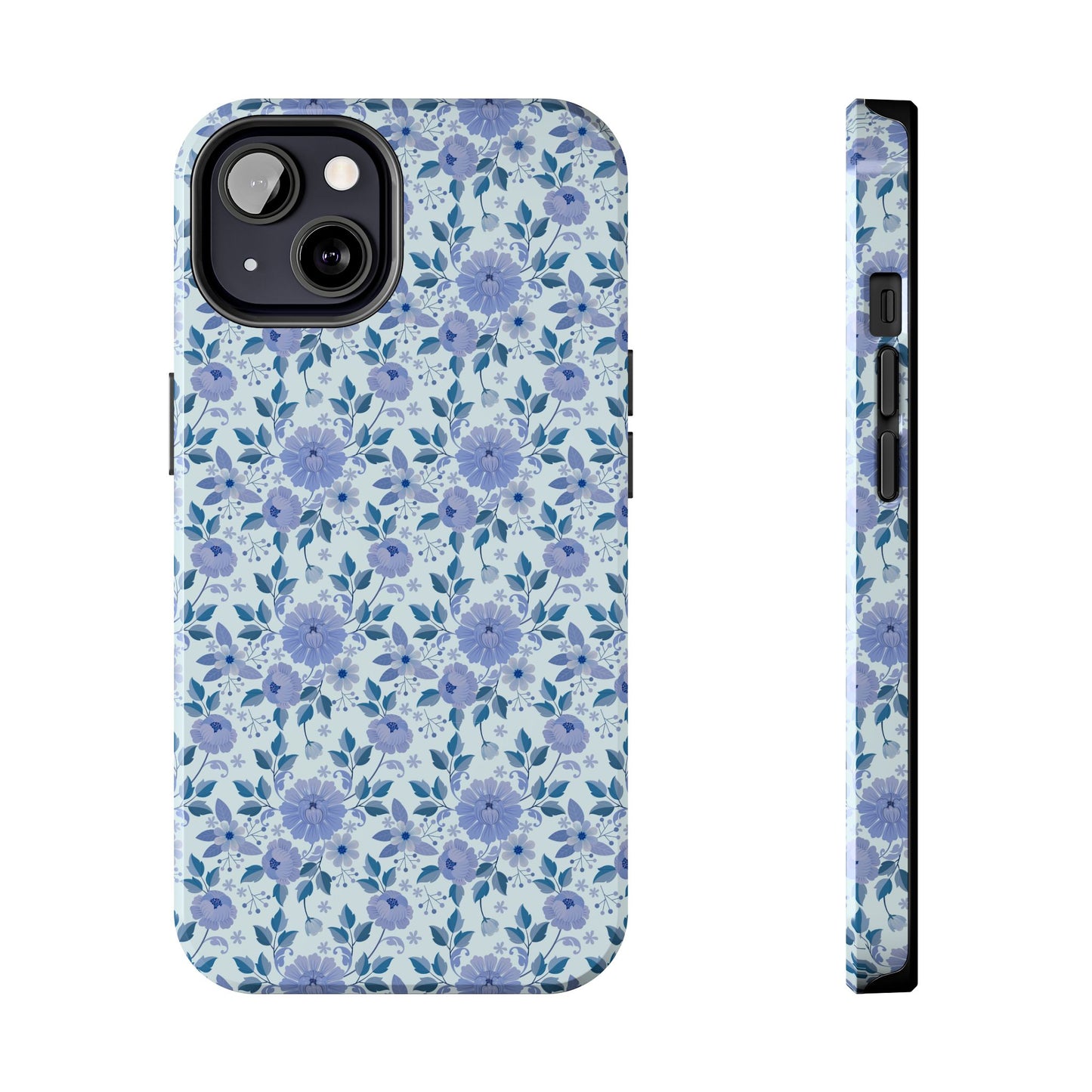 Blue Meadow Charm Tough Phone Cases