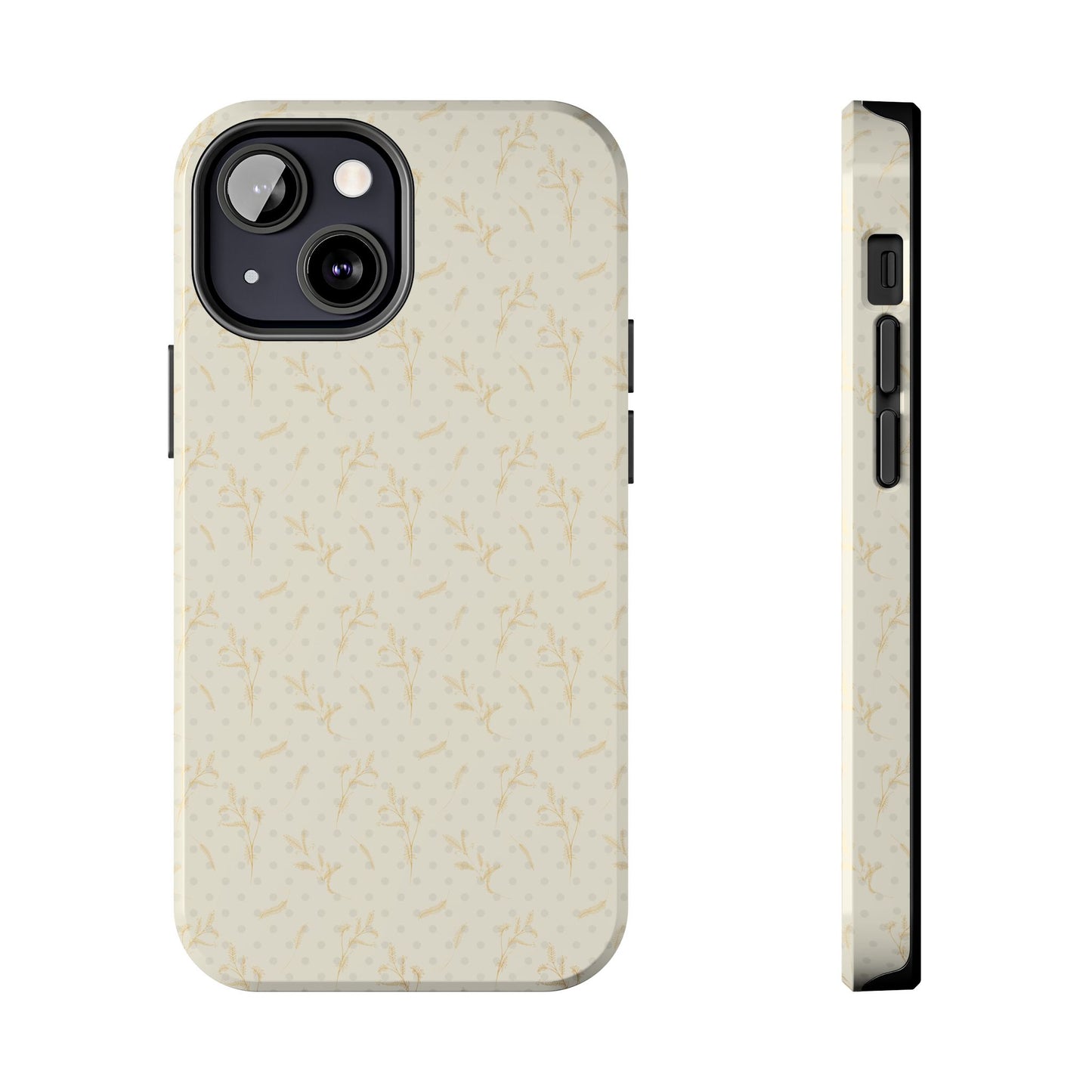 Golden Flora Tough Phone Cases