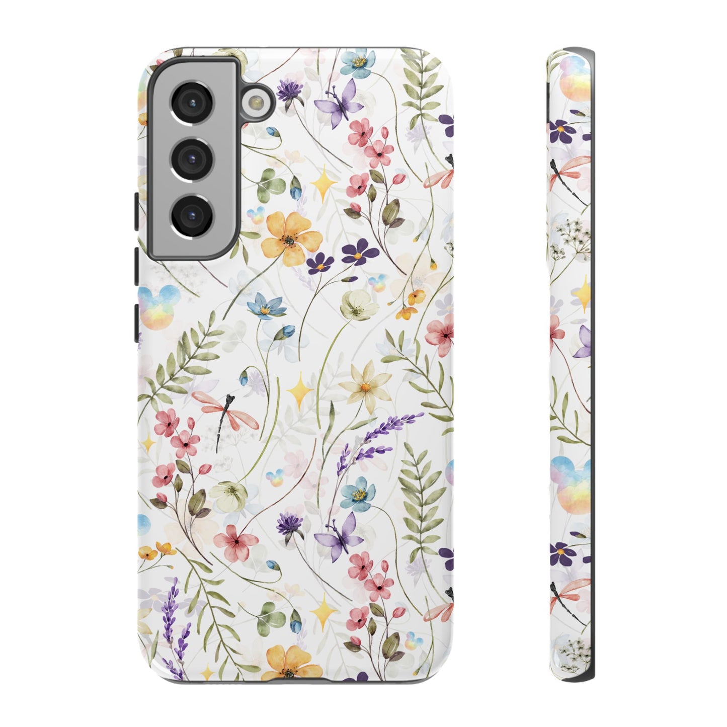 Floral Mickey Mouse Watercolor Design