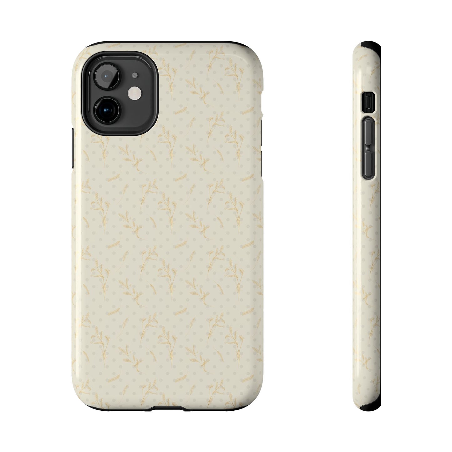 Golden Flora Tough Phone Cases