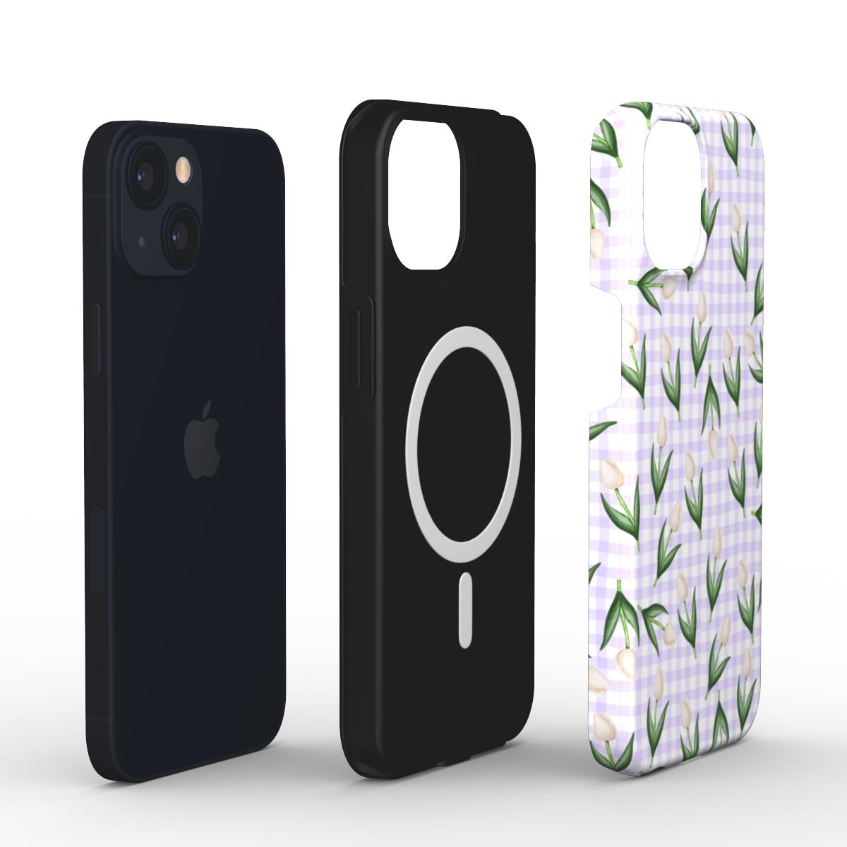 Lavender Bloom MagSafe Tough Phone Case