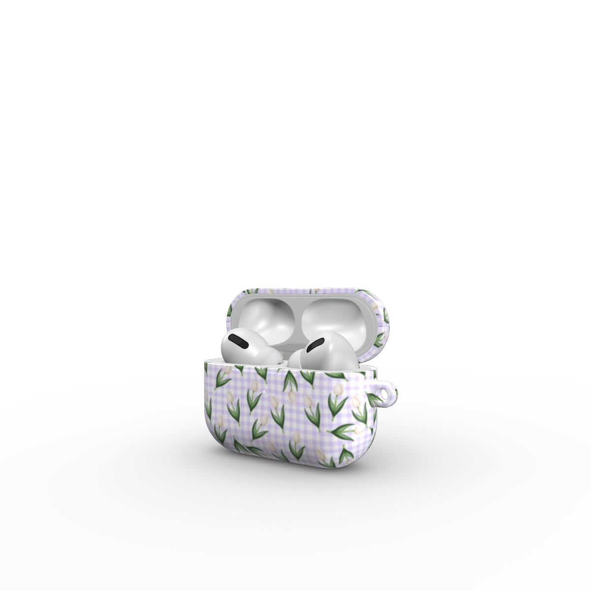 Lavender Bloom Apple AirPods Tough Case